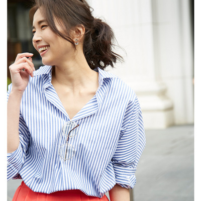 レディース コットン シャツ