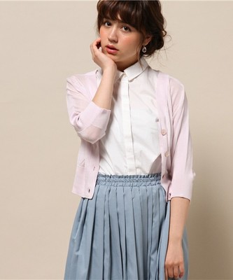 シルケットカーディガン