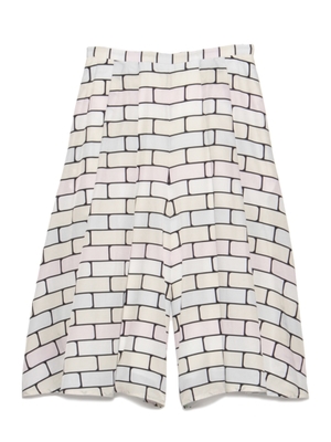 レンガプリントパンツ