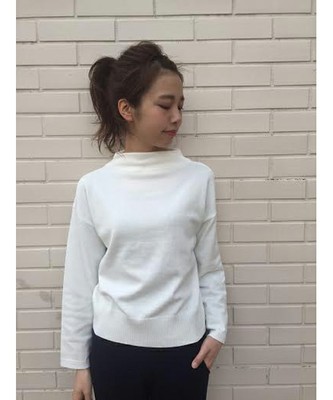 ボトルネックニットP/O