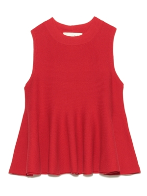 フレアーニットトップス