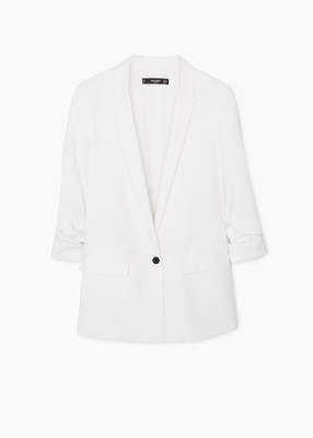 シャーリングスリーブブレザー