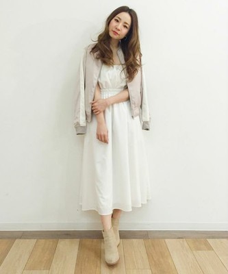  【DUO】 バイカラースカジャンBZ