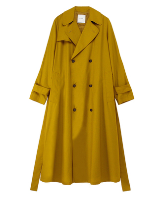 DRAPE MAXI TRENCH COAT