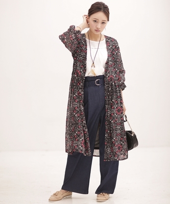 ネックレス付きシフォンOP