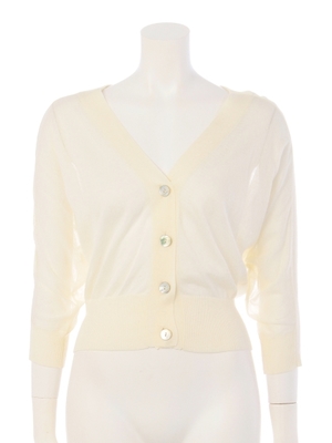 シルケットカーディガン