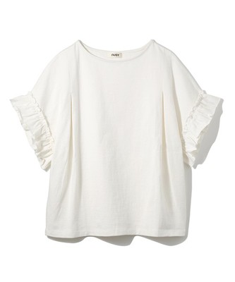 PBP オーガニックコットンフリルTシャツ