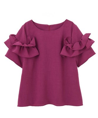 フリルポイントブラウスB