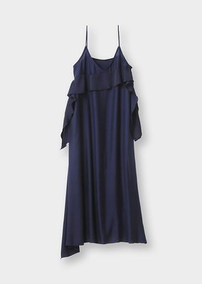 （LI HUÀ）フリルキャミソール ロングドレス