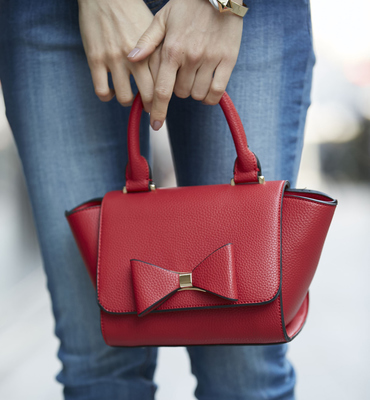 リボンちょこんとお上品バッグ