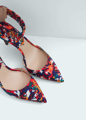 リゾート柄パンプス