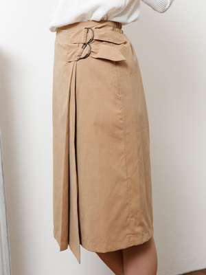 ピーチスキンラップスカート