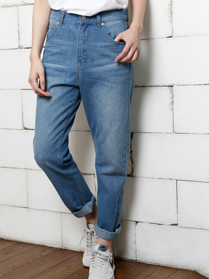 ハイライズデニムパンツ