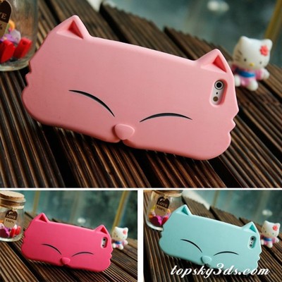 可愛いきつね/狐の顔　キツネ　iphone6/plusケース