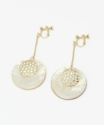 シェルイヤリング