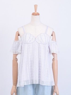 マーメイドシェルブラウス