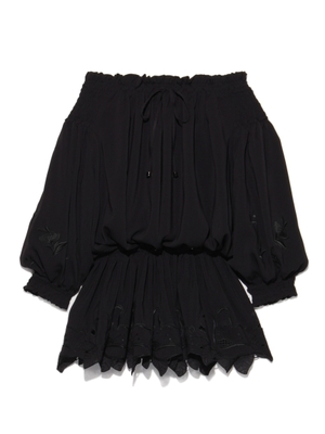 オフショル刺繍ブラウス