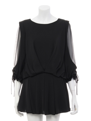 レディライクフリルロンパース