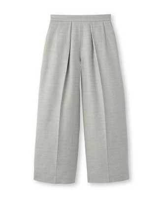 センタープレスワイドパンツ