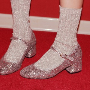  [GLITTER]MARY JANES SHOES