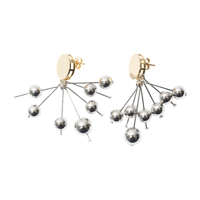 7ボールシャンデリアピアス