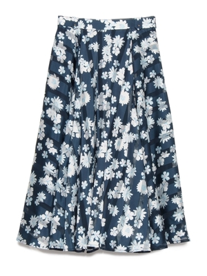 フラワープリントスカート