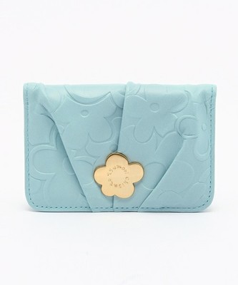 エンボスフラワー　パスケース