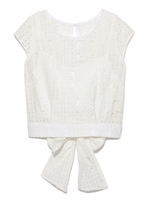 Lily Brown (リリーブラウン)  バックリボンレーストップス