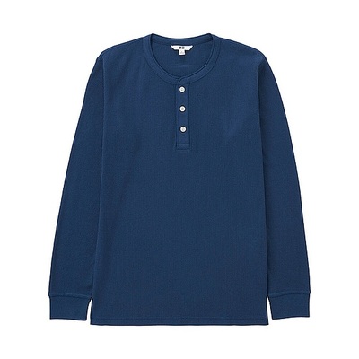 ワッフルヘンリーネックＴ