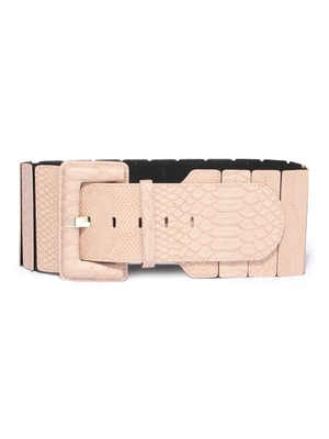 Lily Brown 型押し太ベルト