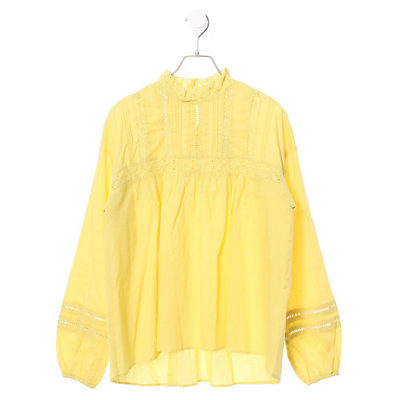 立ち襟ブラウス