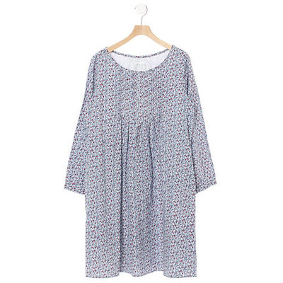 花柄ピンタックワンピース