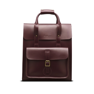 LARGE LEATHER BACKPACK