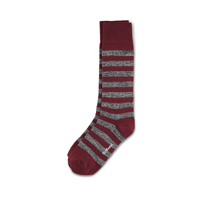 Twisted Yarn Stipe Socks