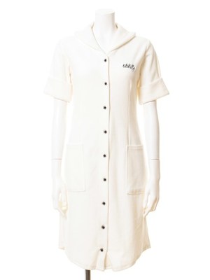 lilLilly （リルリリー） ベルベットシャツドレス