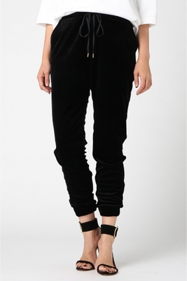 （ journal standard L'essage）ベロアギャザーパンツ