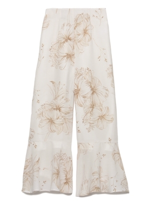 snidel (スナイデル)  プリントフレアガウチョ