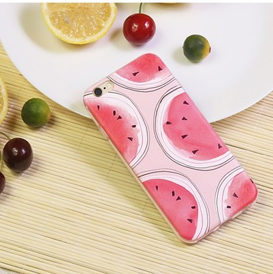 爽やですか夏の日を感じさせてくれるスイカスマホケース　iphone6/Plus専用