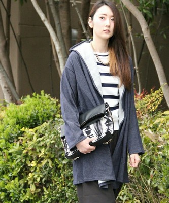 hvc femme / 裏配色ロングカーディガン