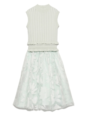 オパールニットコンビワンピース