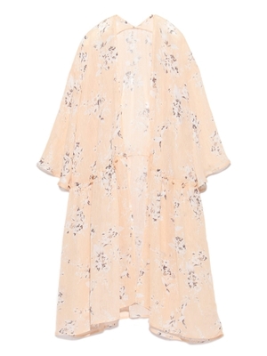 シフォンギャザーガウン