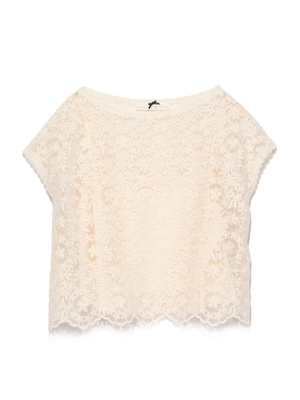 Balcony and Bed オーガンジーレースブラウス