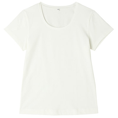 （無印良品） オーガニックコットンストレッチ天竺クルーネック半袖Ｔシャツ
