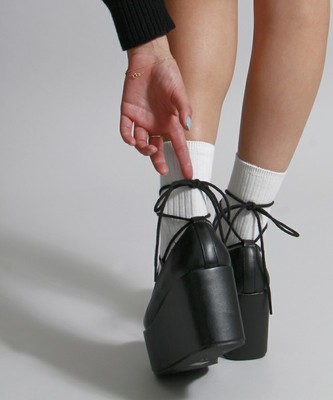 WEGO/レースアップパンプス