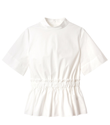 ボリュームモチーフシャツ