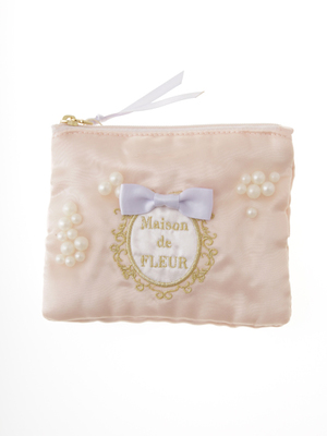 オーガンジーパールティッシュポーチ