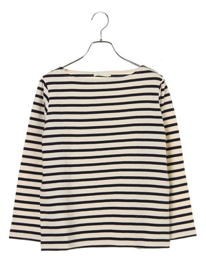 ボートネックボーダープルオーバー