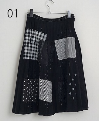 keisuke kanda（ケイスケカンダ）つぎはぎのスカート [one and only]