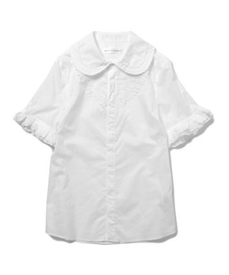 2重フリルスリーブ 半袖シャツ