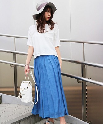 FREE'S MART　ボイルタックワイドパンツ